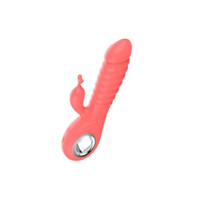 Vibromasseur rabbit rotatif 7 vibrations USB 